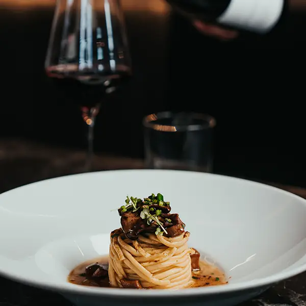 Dressage gastronomique plat restauant Le metro